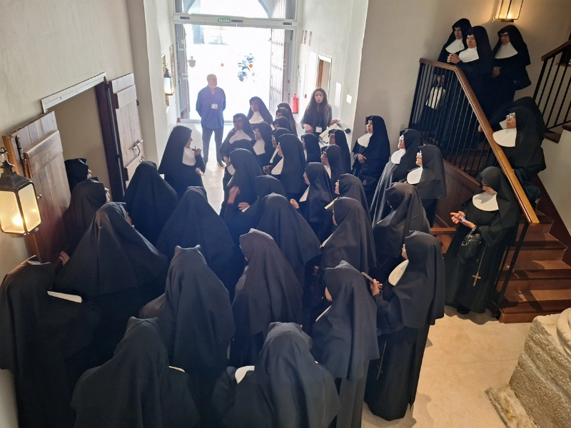 Las Hermanitas de Bolivia, Cuba, El Salvador, Guatemala, México, Perú, Puerto Rico y República Dominicana visitan la Casa Museo